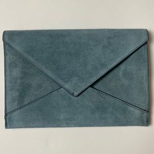 Banana Republic Teal Clutch Purse